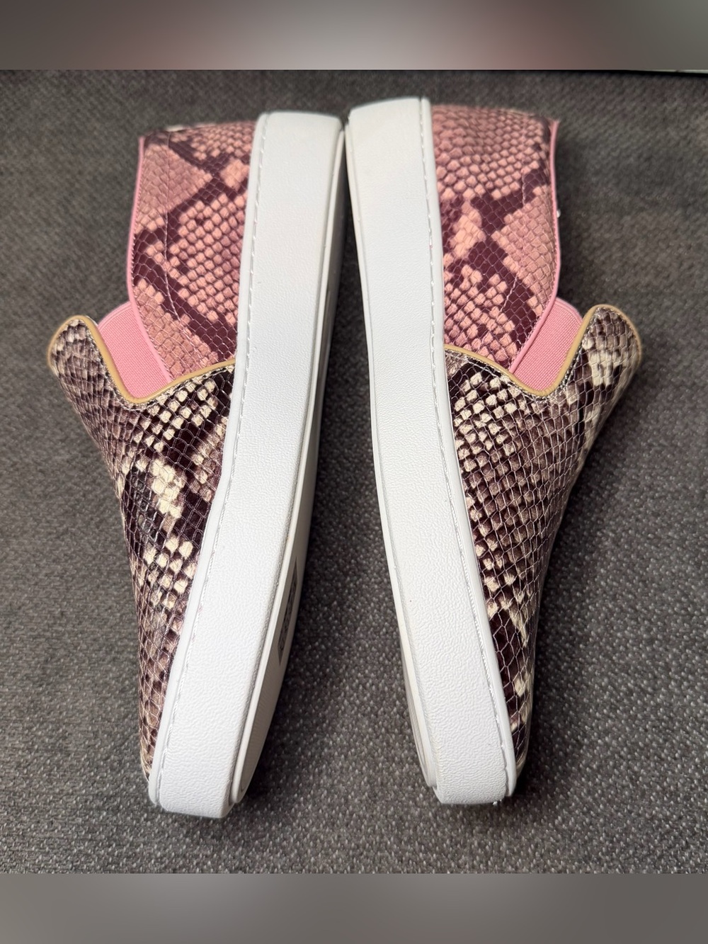 MICHAEL Michael Kors Keaton Slip-On Python & Pink Sneakers size 9 women’s NWOT - Picture 3 of 9